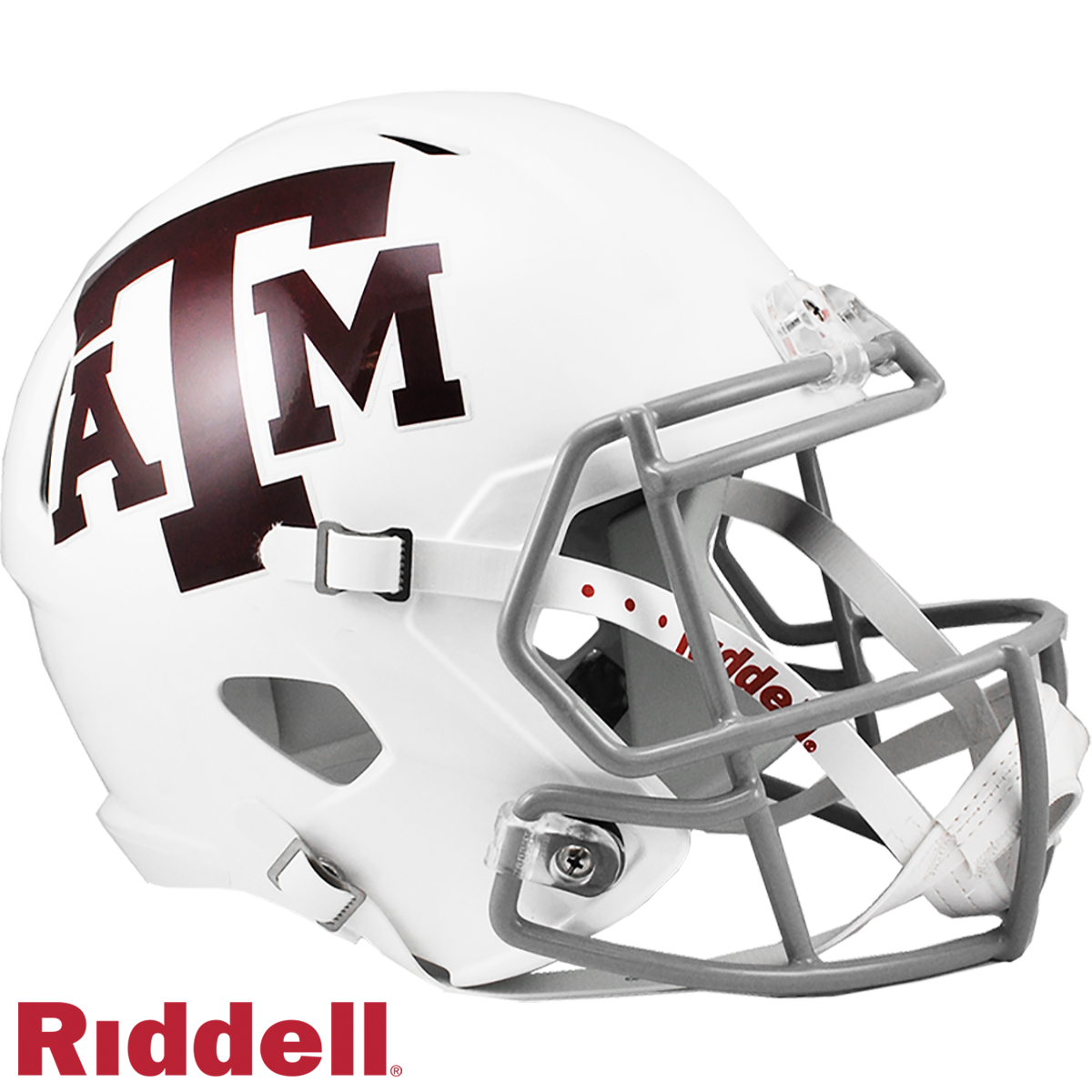 Texas A&M (Aggies) White F/S Replica Football Helmet