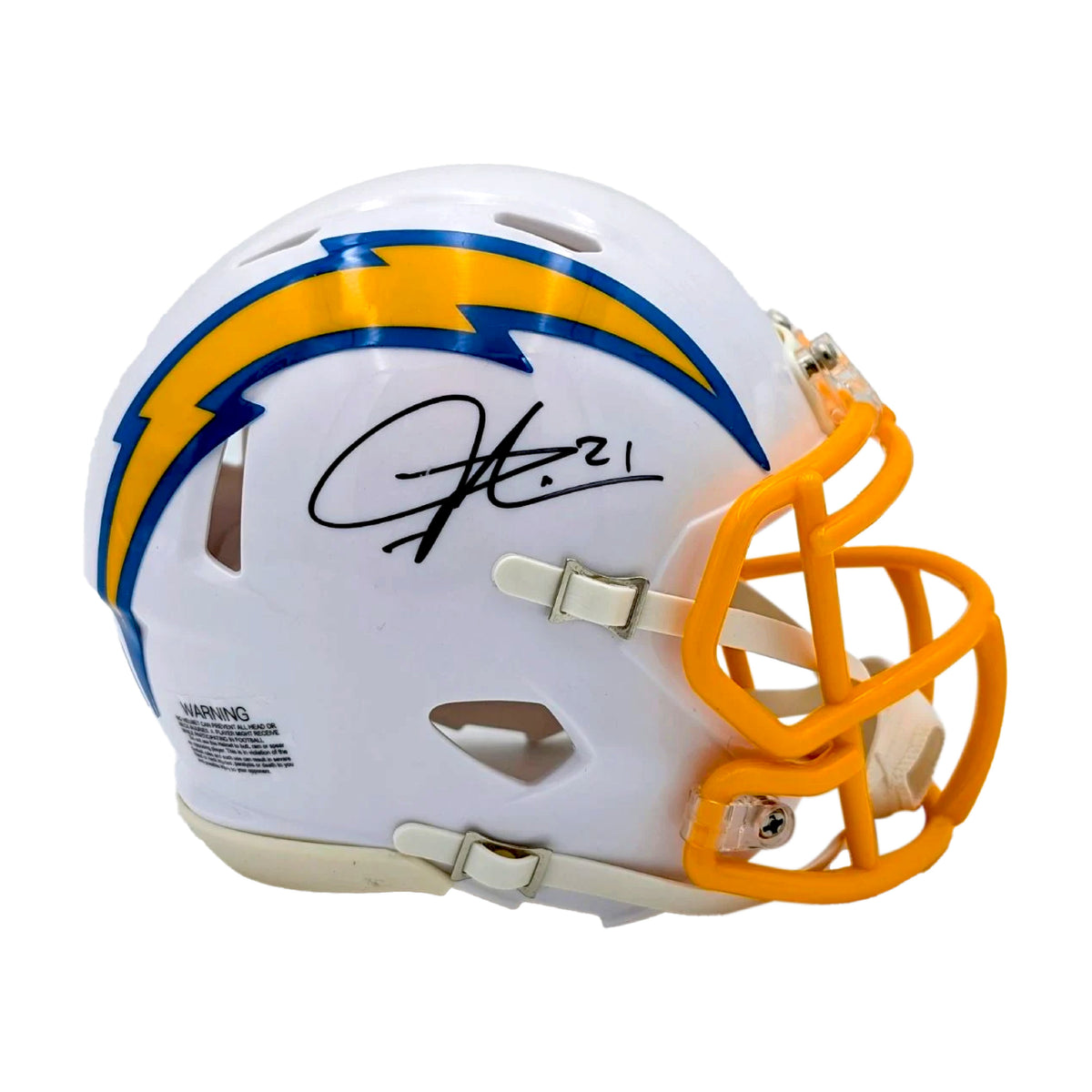LaDainian Tomlinson Signed Chargers Speed Mini Helmet - Beckett