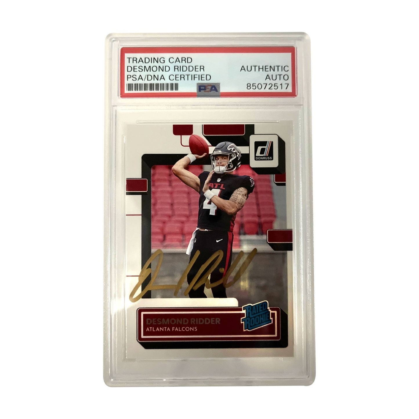 Desmond Ridder Signed Authentic PSA/DNA Auto Atlanta Falcons NFL