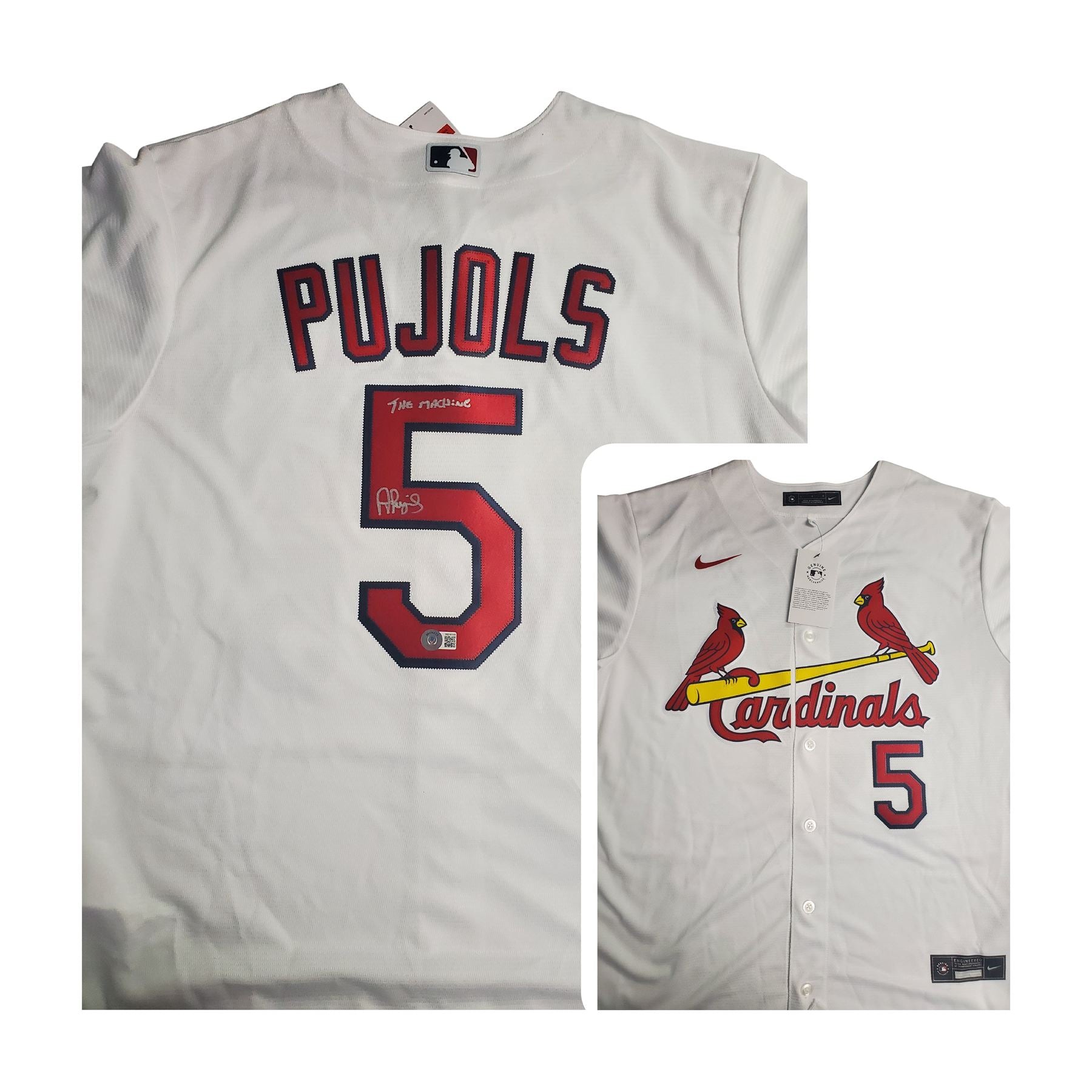 Albert orders pujols signed jersey