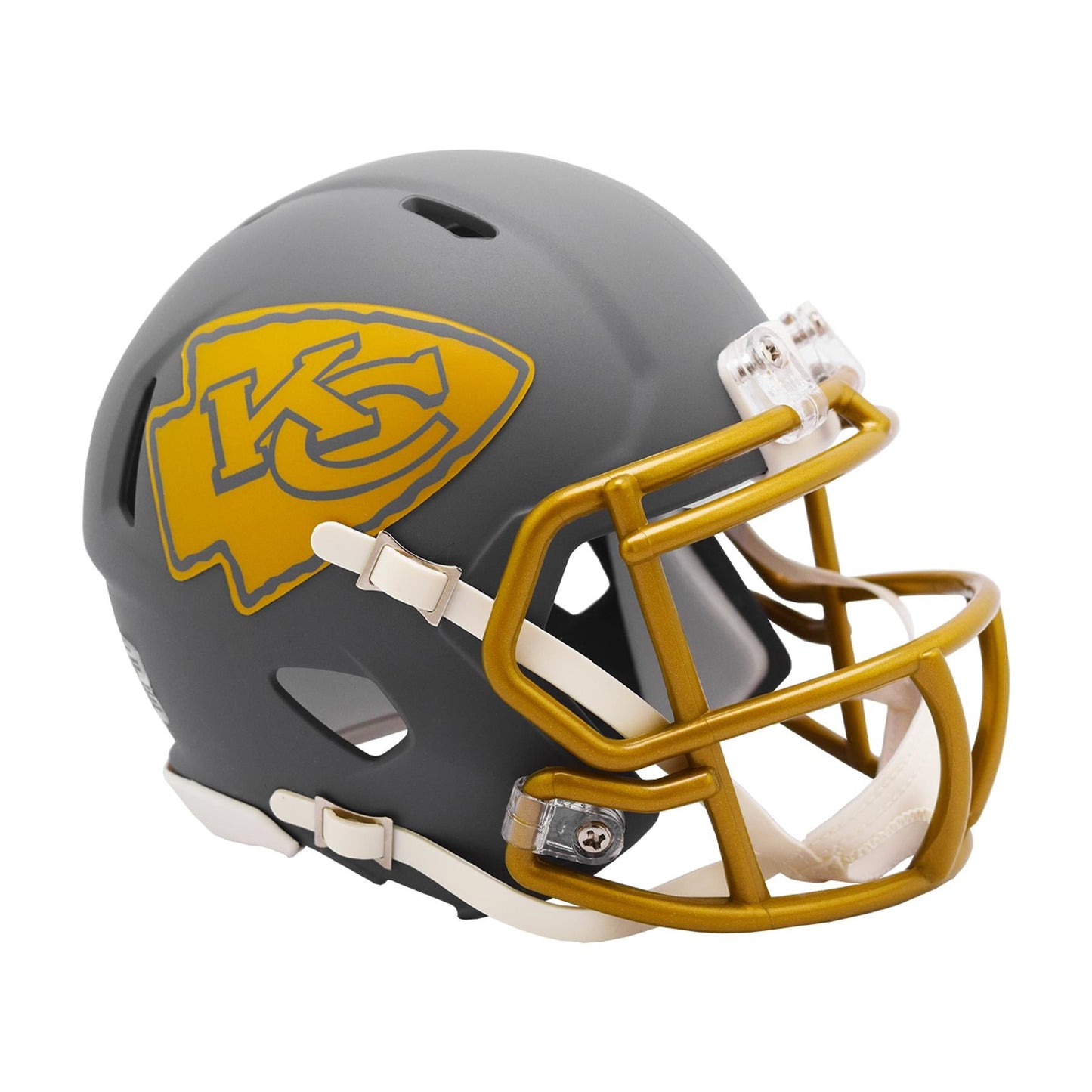 Kansas City Chiefs SLATE Mini Football Helmet NFL
