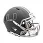 Miami Hurricanes Slate Mini Football Helmet