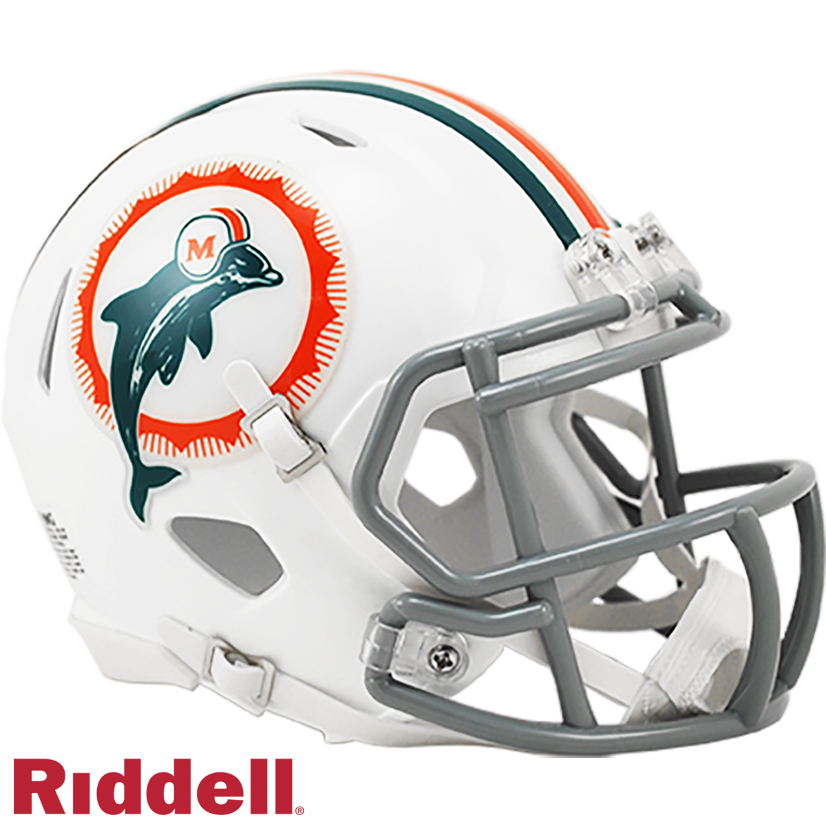 Miami Dolphins Tribute Speed Mini Football Helmet