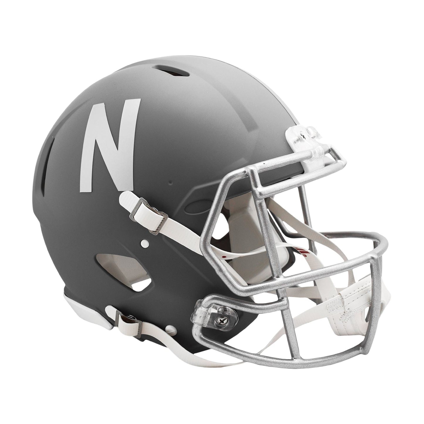 Nebraska Cornhuskers SLATE Full Size Authentic Football Helmet NCAA
