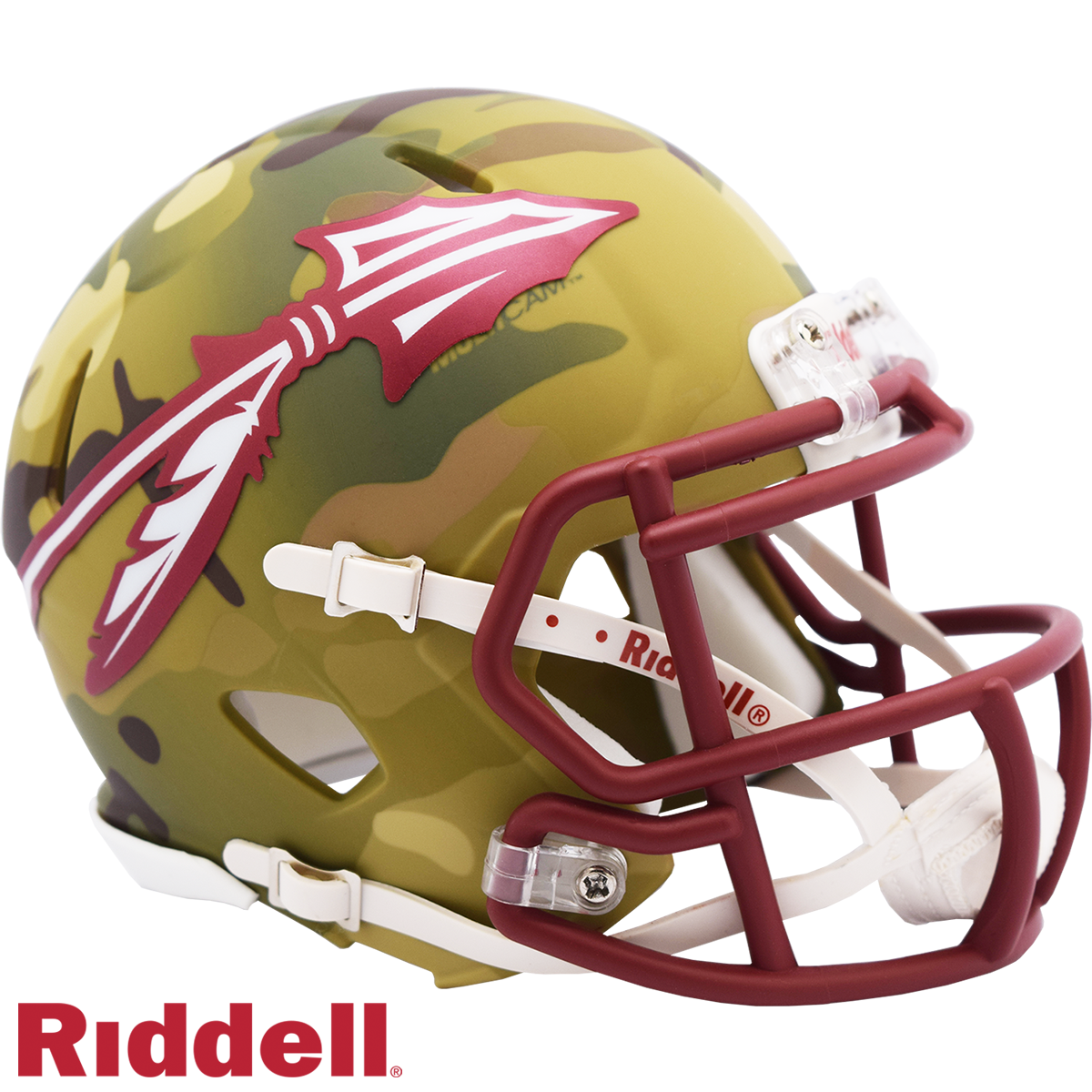 Florida St. Seminoles Camo Mini Football Helmet