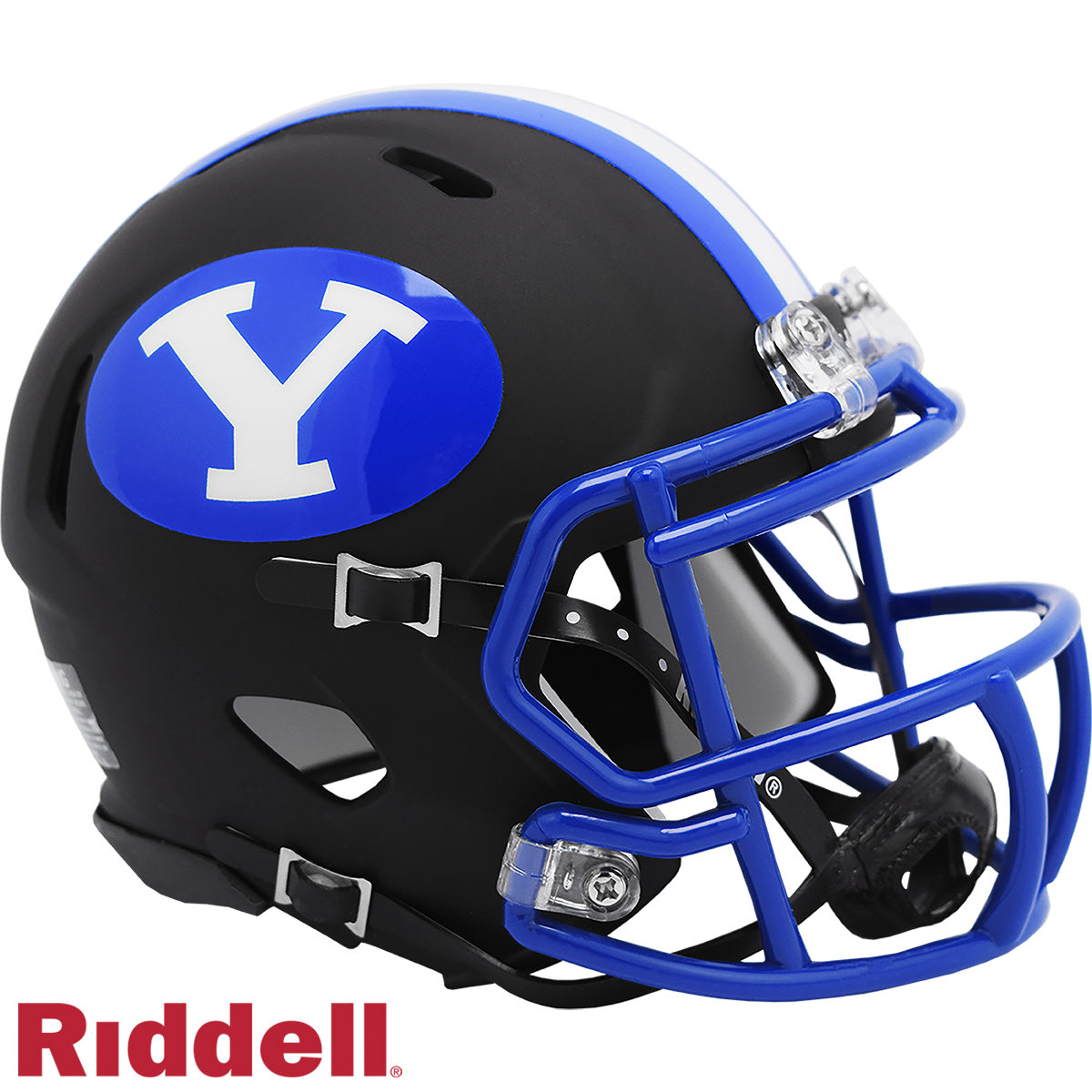 BYU Cougars 2020 Black Matte Speed Mini Football Helmet