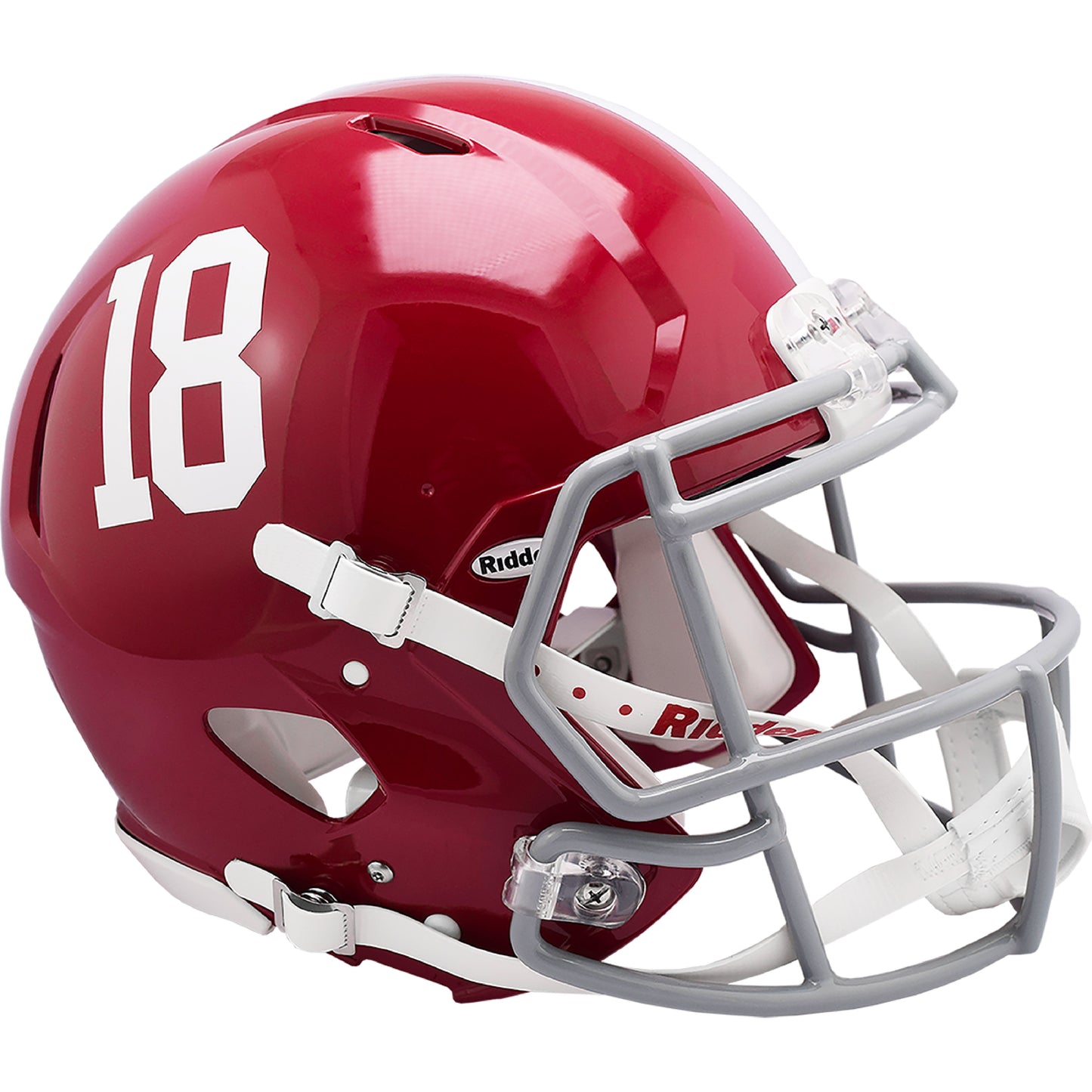 Alabama#18 Crimson Tide Speed Authentic F/S Football Helmet