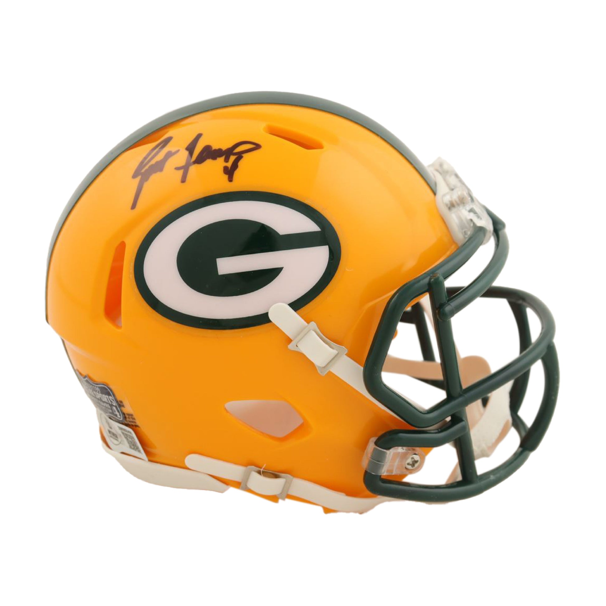 Brett Favre Signed Authentic Green Bay Packers Speed Mini Helmet NFL