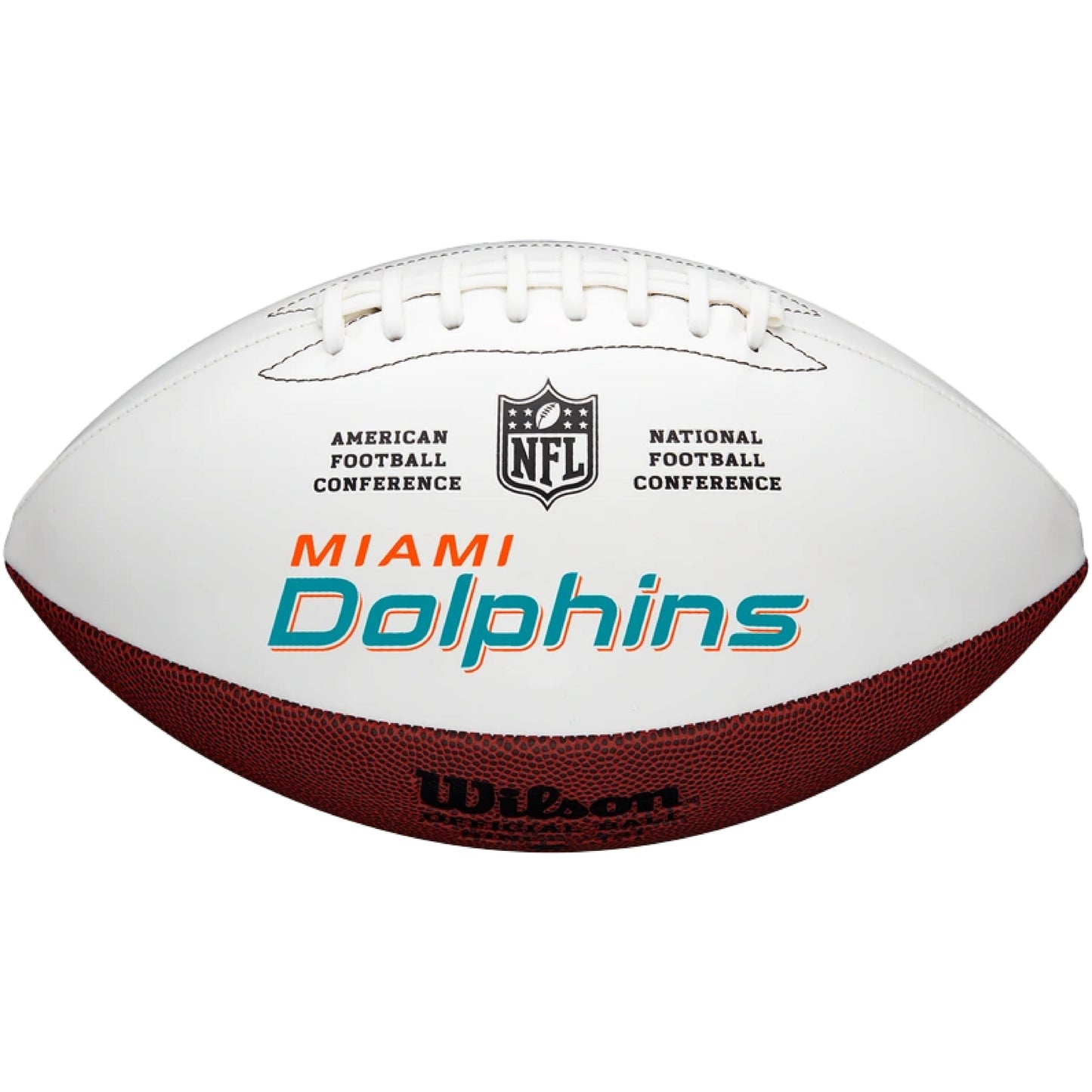 Miami Dolphins Embroidered Logo Signature Series Full Size Football