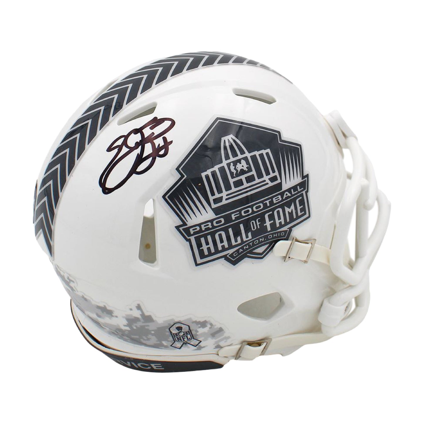 Emmitt Smith Autographed Hall Of Fame Speed Mini Helmet