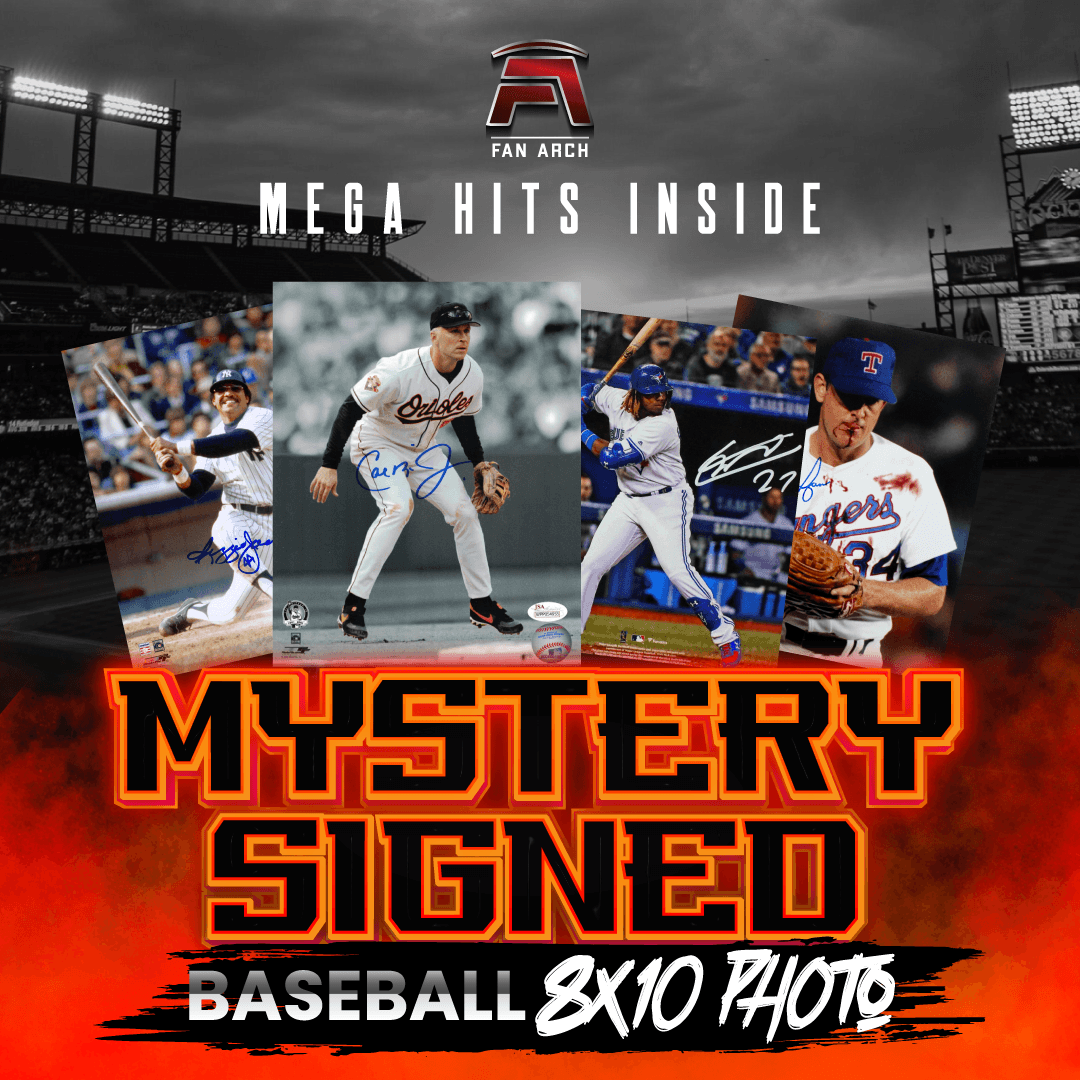 Mystery Signed Baseball 8x10 Photo