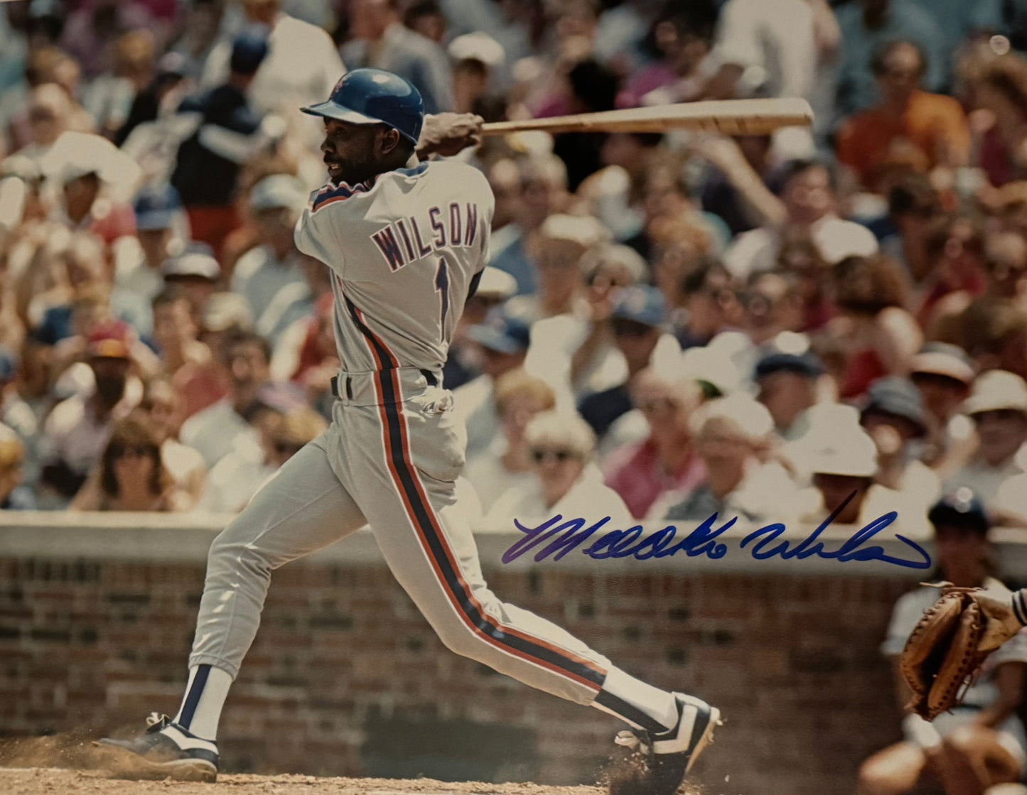 Mookie Wilson Signed 8x10 Photo - Black Friday Special
