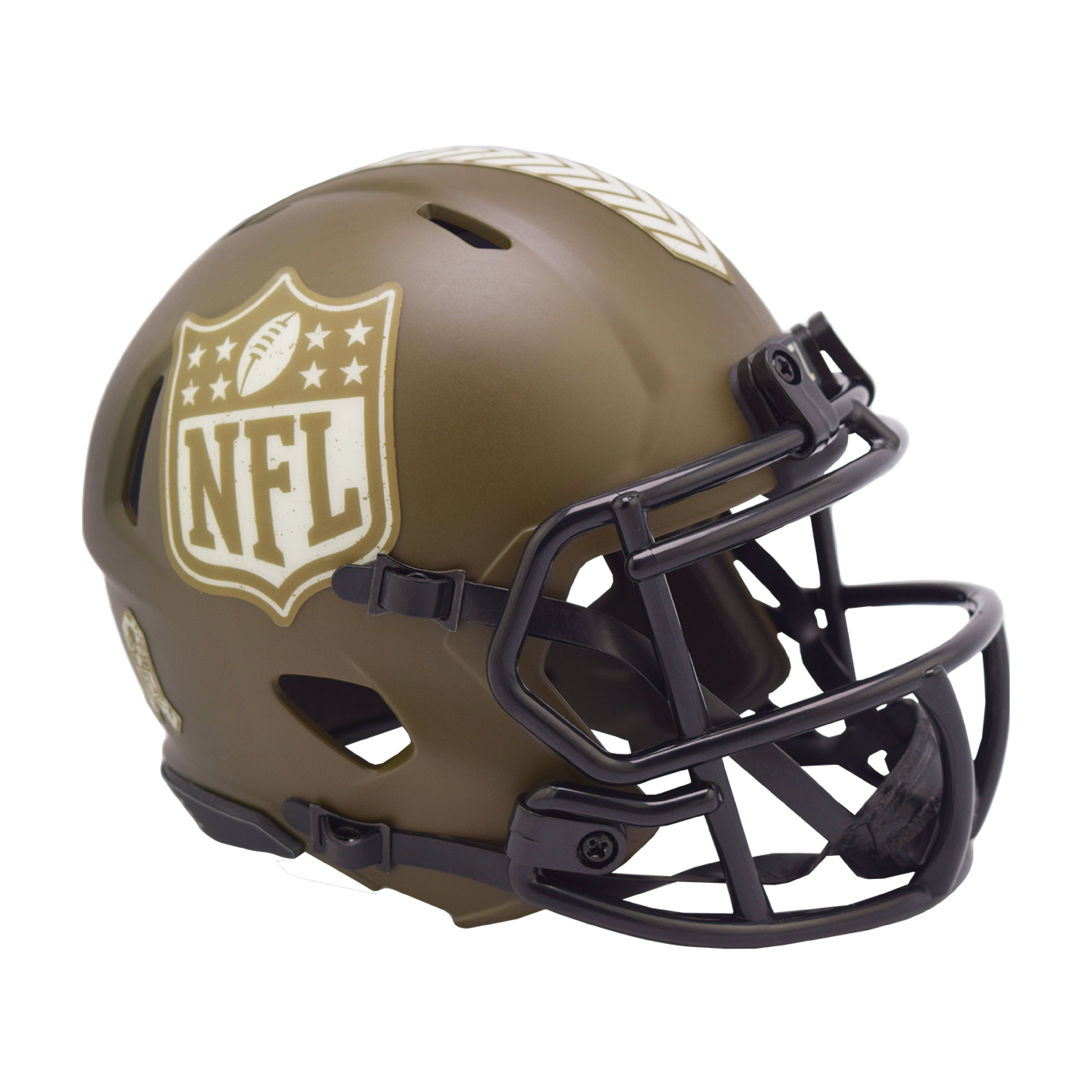 NFL Shield 2022 Salute to Service Riddell Speed Mini Football Helmet – ML Sports Enterprises