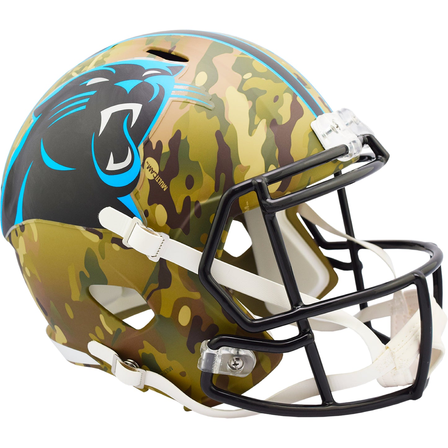 Carolina Panthers CAMO Full Size Replica Football Helmet