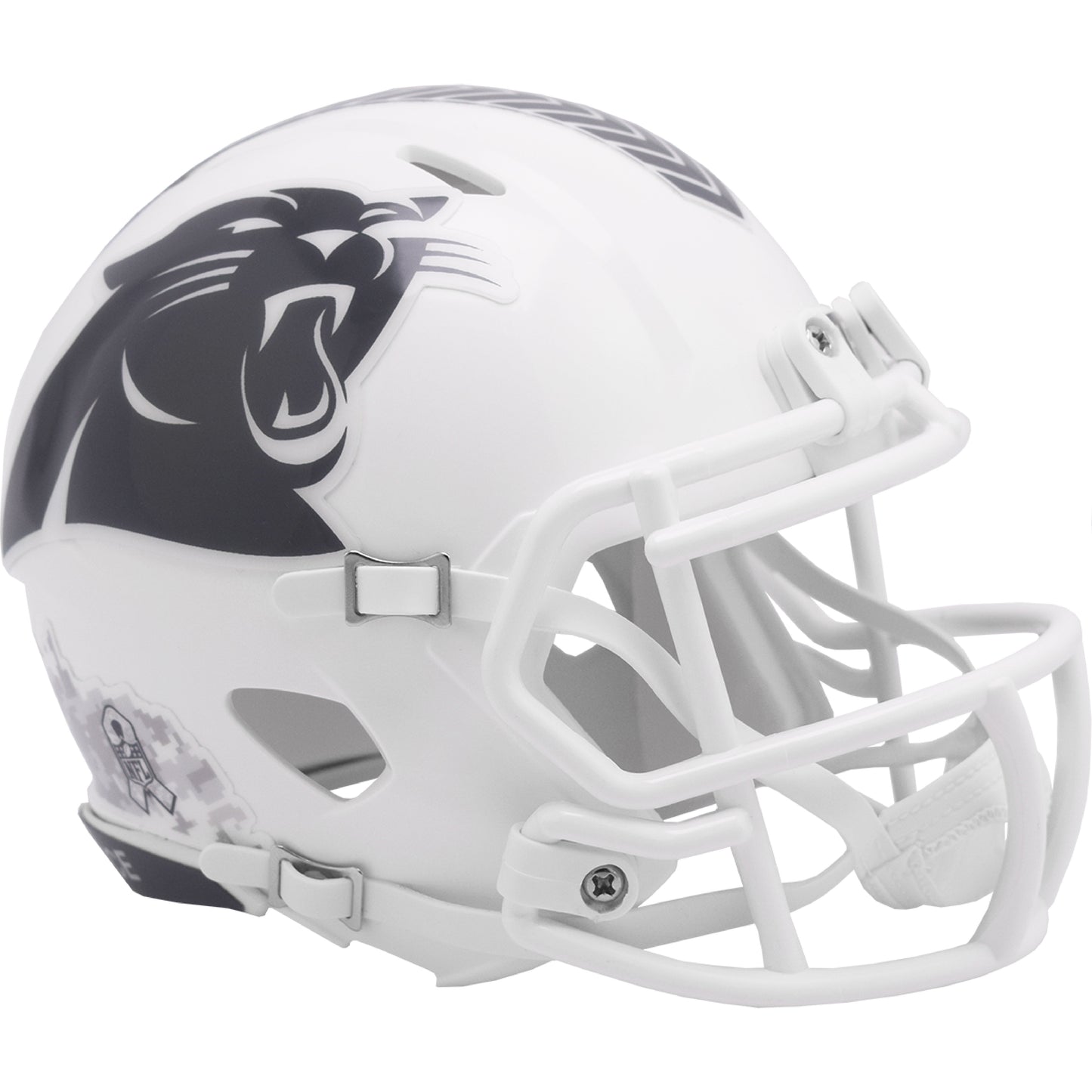 Carolina Panthers 2024 Salute to Service Riddell Speed Mini Football Helmet
