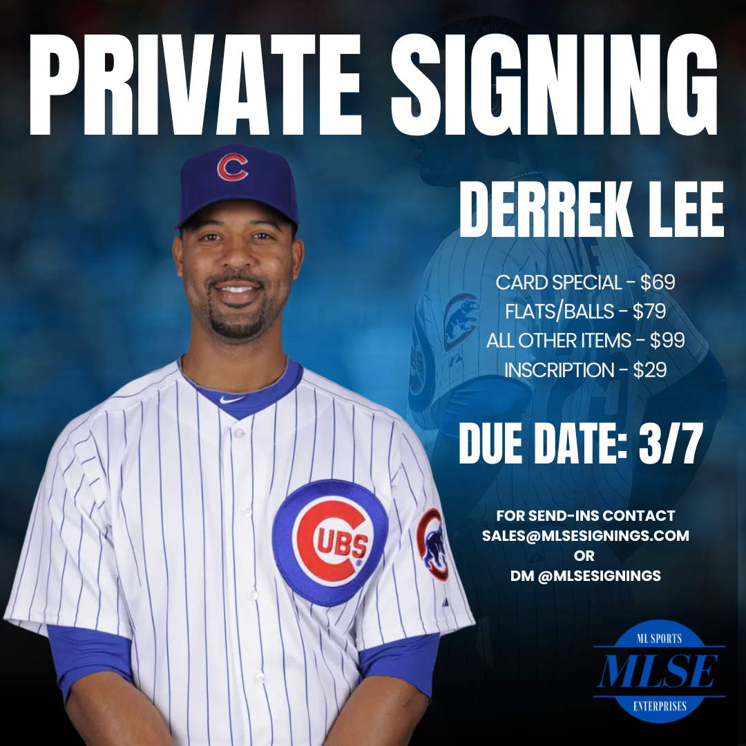 Derrek Lee Signing