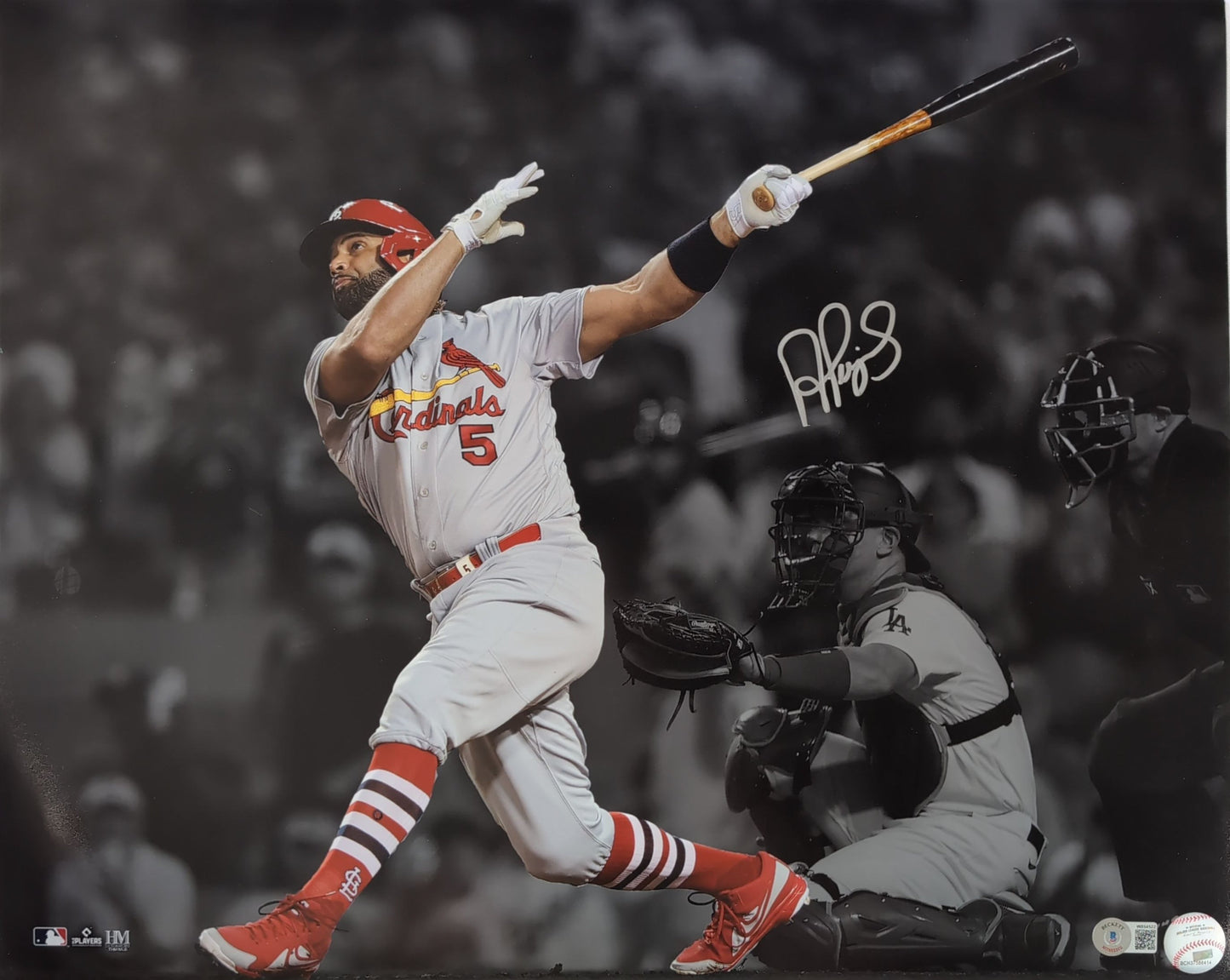 16x20 Albert Pujols signed Poster-BAS