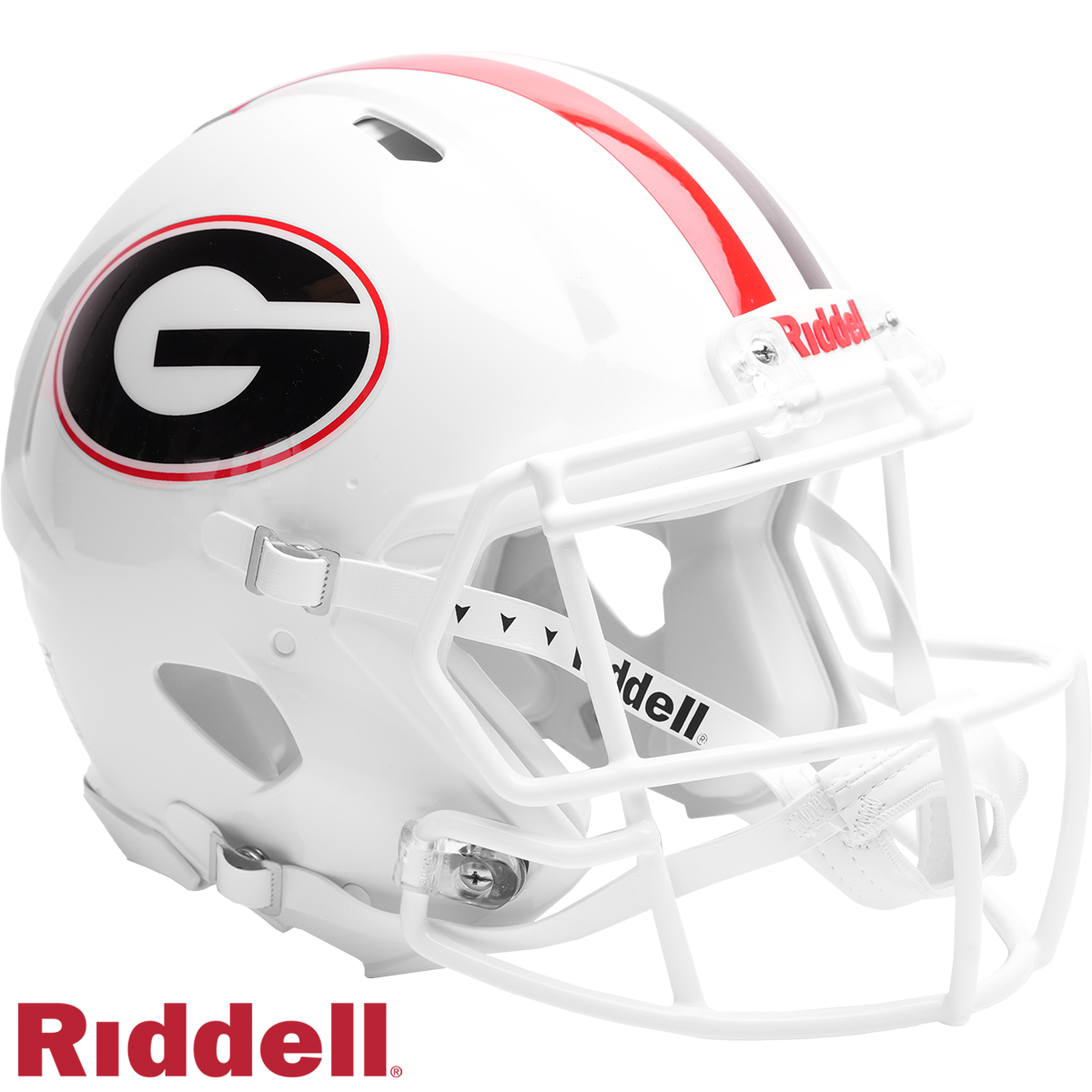 Georgia Bulldogs "White" Speed Authentic F/S Football Helmet