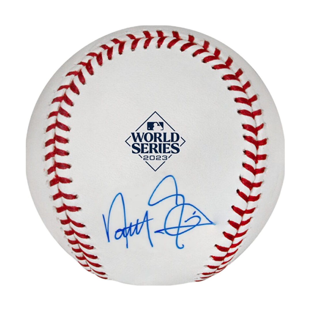 Nathan Eovaldi Signed 2023 Texas Rangers World Series Baseball (Pre Order)
