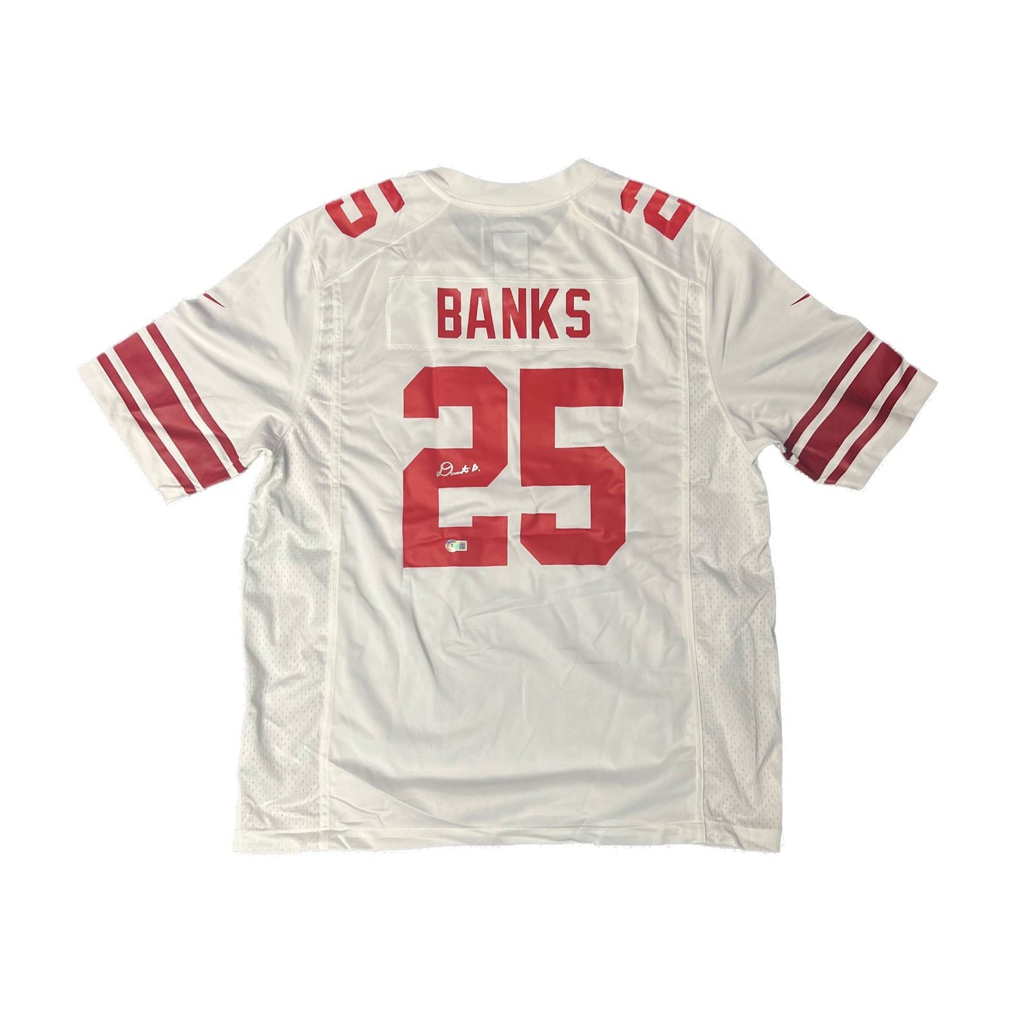 Deonte Banks Signed Authentic Nike NY Giants NFL Beckett