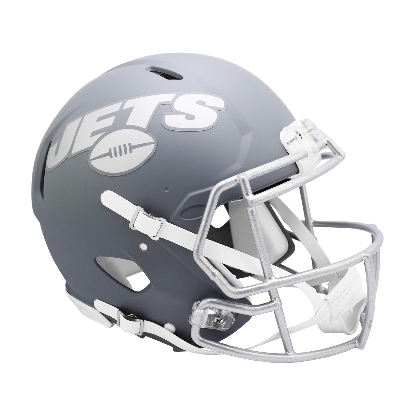 New York Jets SLATE Full Size Authentic Football Helmet NFL