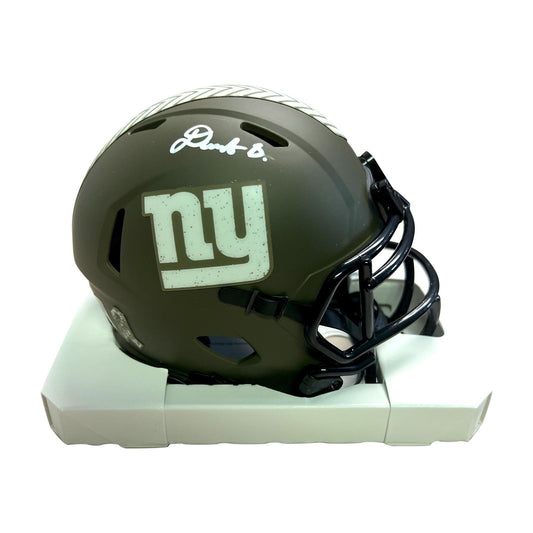 Denote Banks Signed Authentic Salute To Service NY Giants NFL