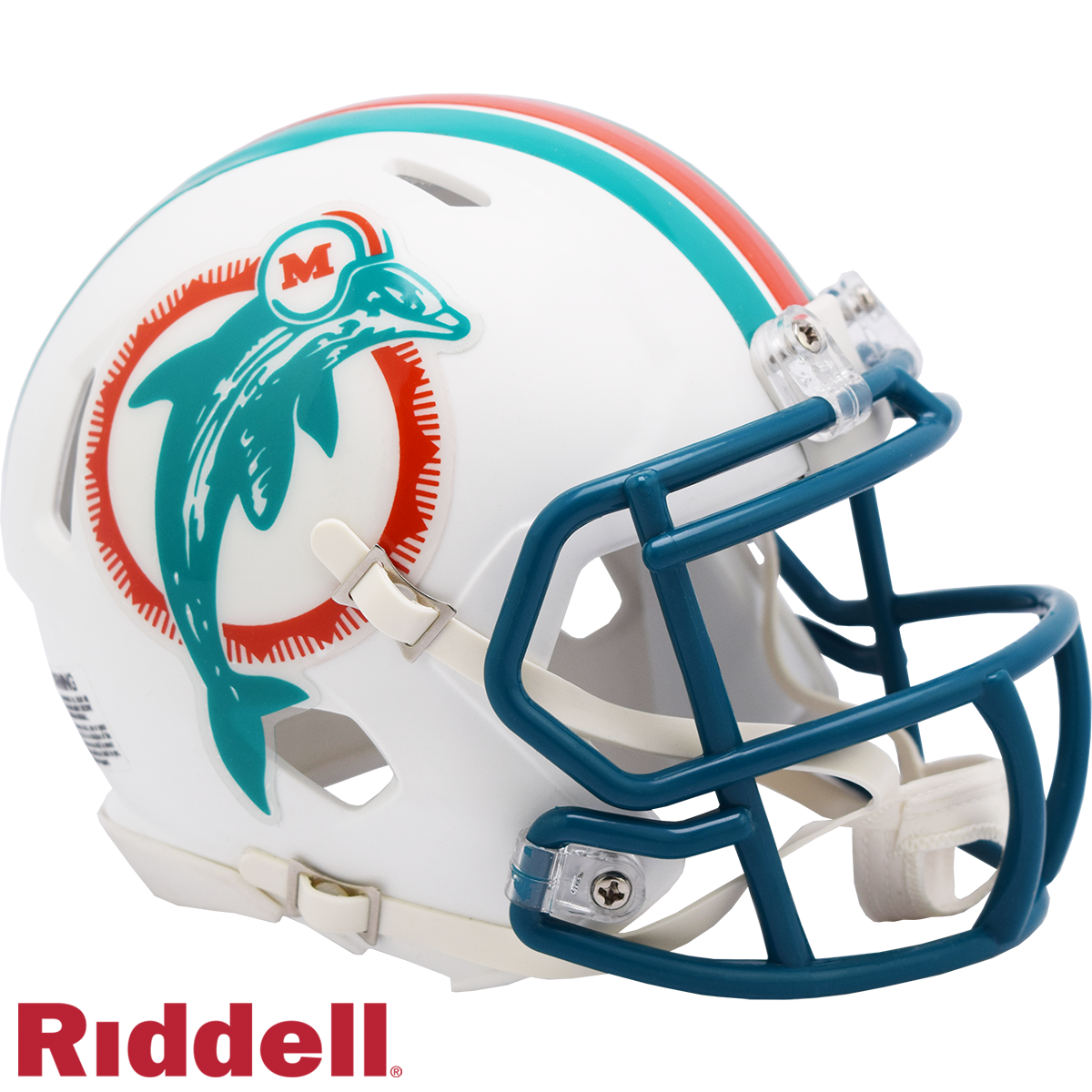 Miami Dolphins T/B(80-96) Speed Mini Football Helmet