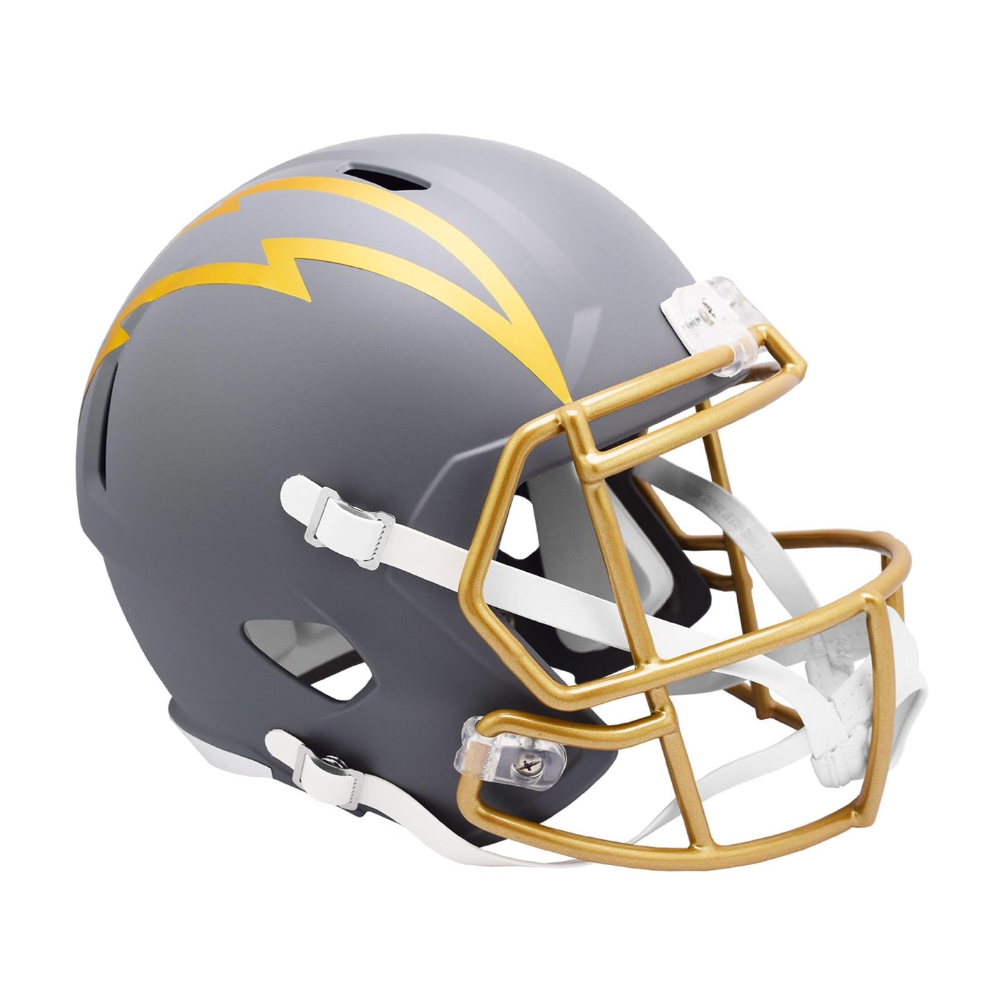 Los Angeles Chargers SLATE Full Size Replica Football Helmet NFL