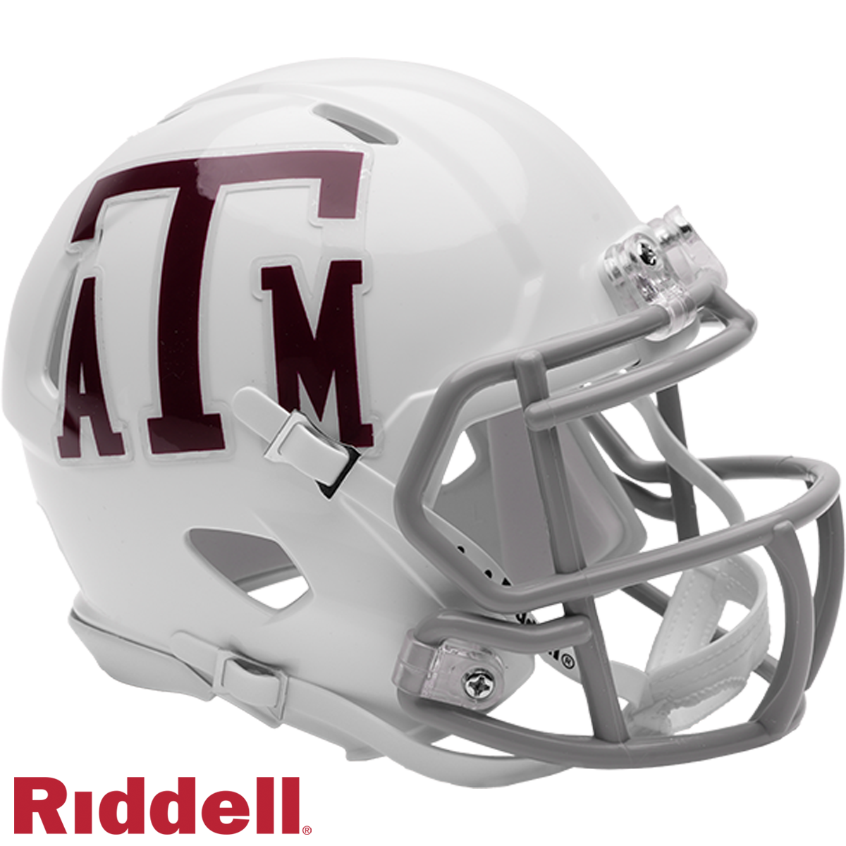 Texas A&M Aggies White Mini Football Helmet