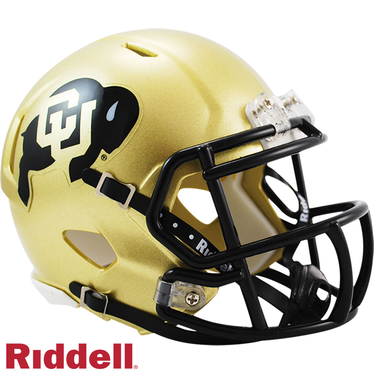 Colorado Buffaloes Gold Shell Speed Mini Football Helmet