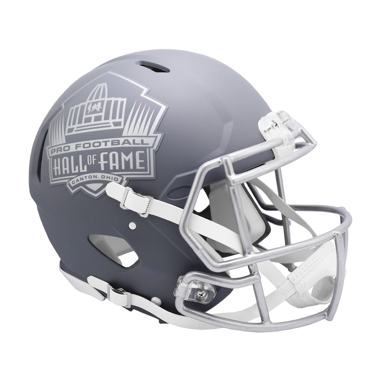 Hall of Fame SLATE Full Size Authentic Football Helmet NFL