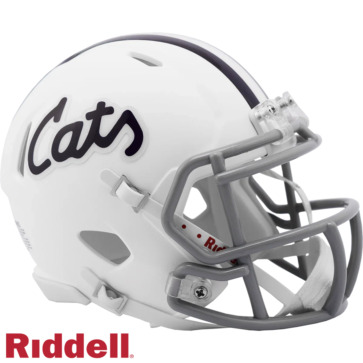 Kansas State (Wildcats) Flat White Mini Football Helmet