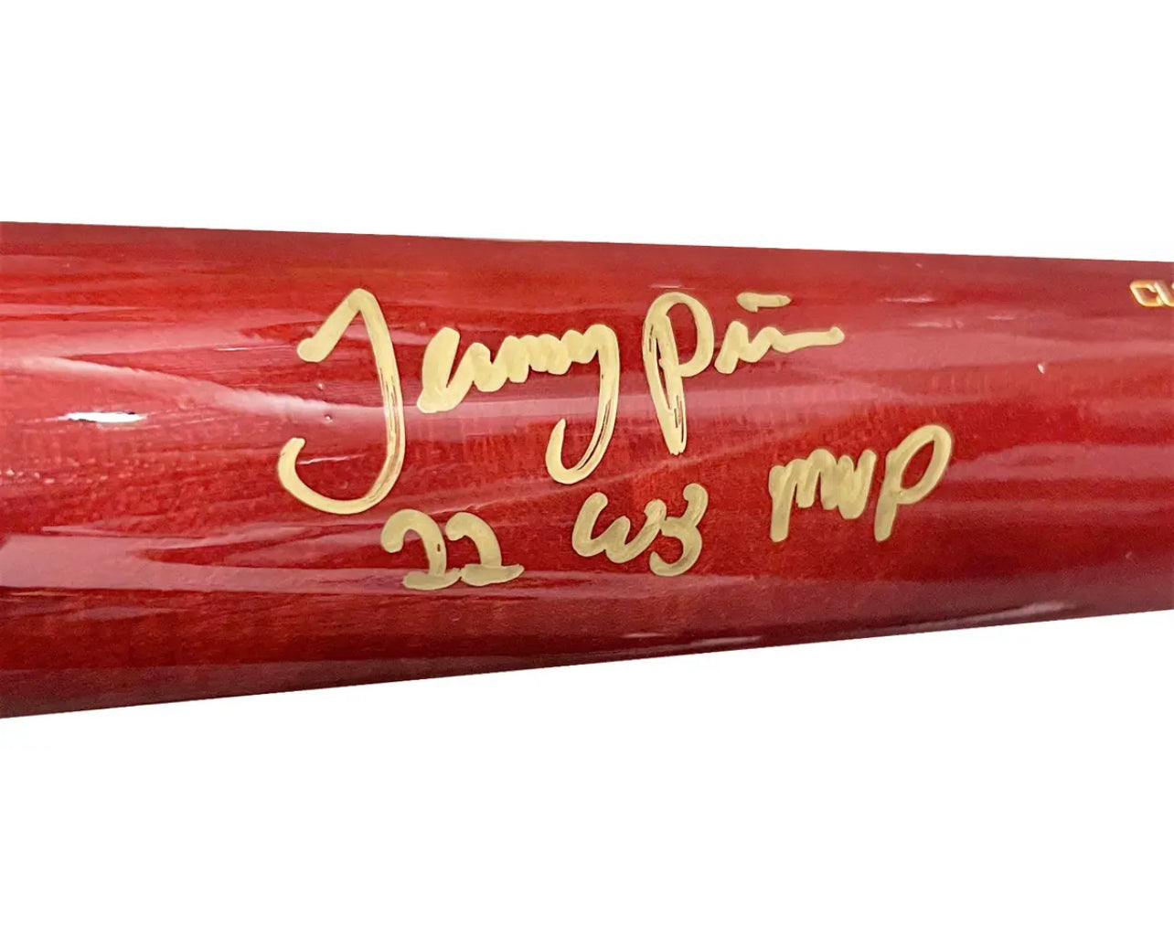 Jeremy Peña Astros Signed 22 WS MVP Inscribed Victus Custom Model Bat MLB Auth