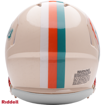 Miami Dolphins Retro Speed Mini Football Helmet