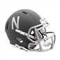 Nebraska Slate Mini Football Helmet