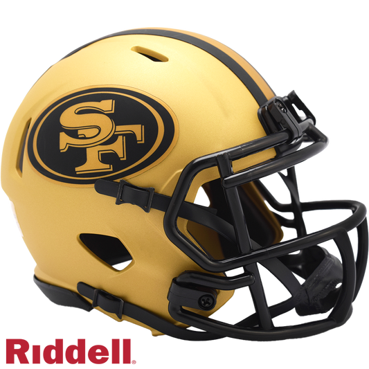 San Francisco 49ers Rave Speed Mini Football Helmet