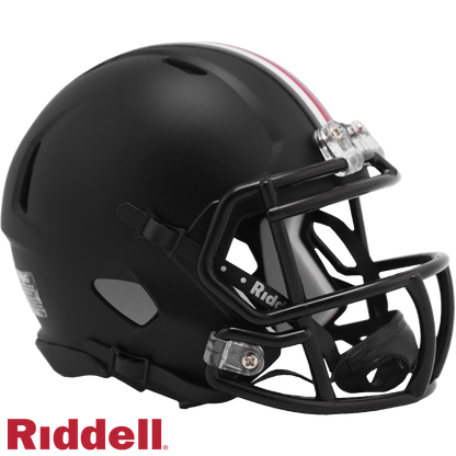 Ohio State Buckeyes Black F/S Authentic Football Helmet
