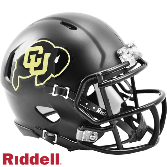 Colorado Buffaloes Black Mini Football Helmet #8013623