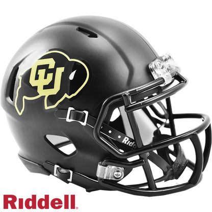 Colorado Buffaloes Black Mini Football Helmet