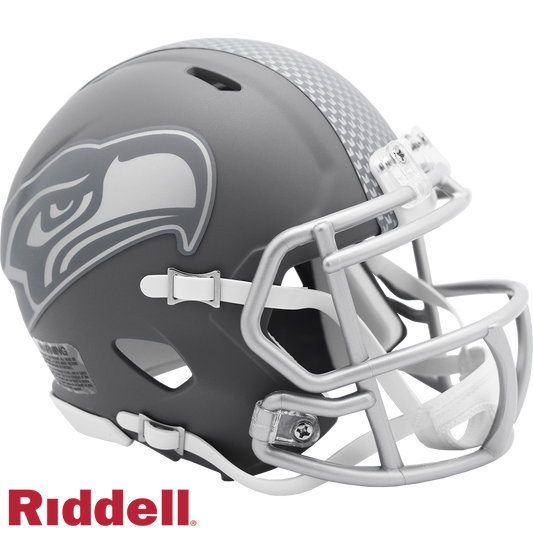 Seattle Seahawks Slate Speed Mini Football Helmet