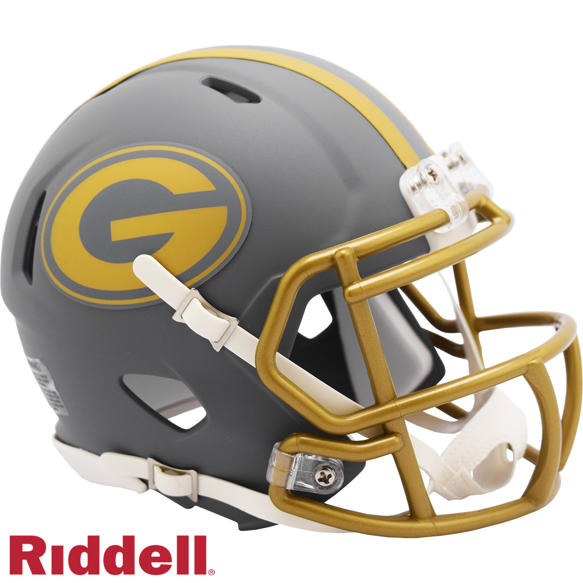 Green Bay Packers Slate Speed Mini Football Helmet