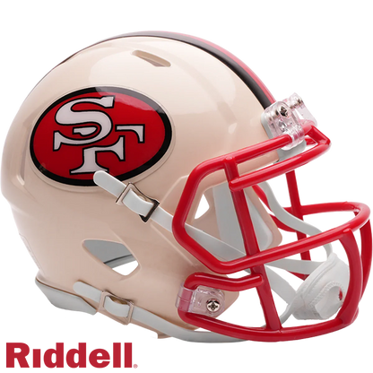 San Francisco 49ers Retro Speed Mini Football Helmet