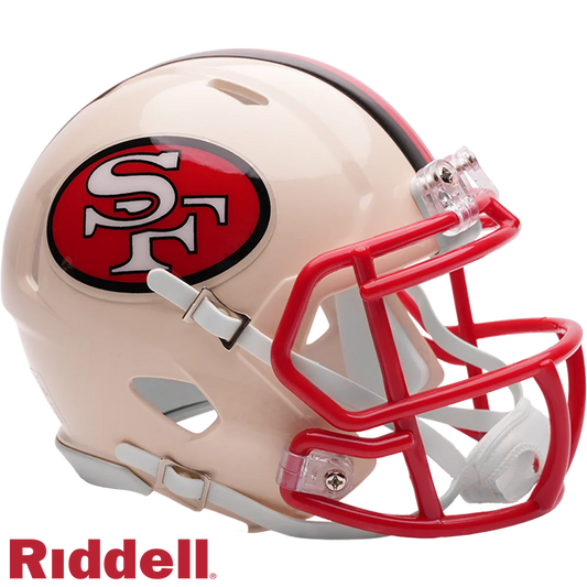 San Francisco 49ers Retro Speed Mini Football Helmet