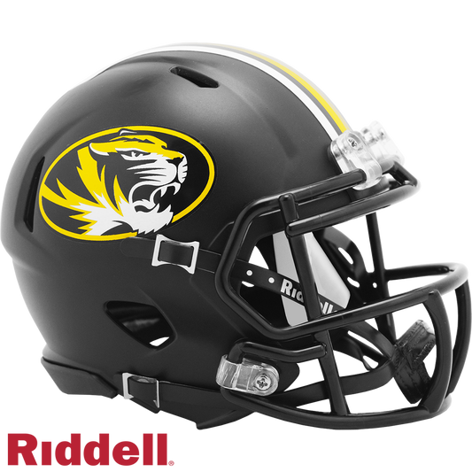 Missouri Tigers Anodized Black Mini Football Helmet #8056008