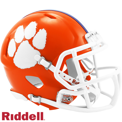 Clemson Tigers Primary Speed Mini Helmet