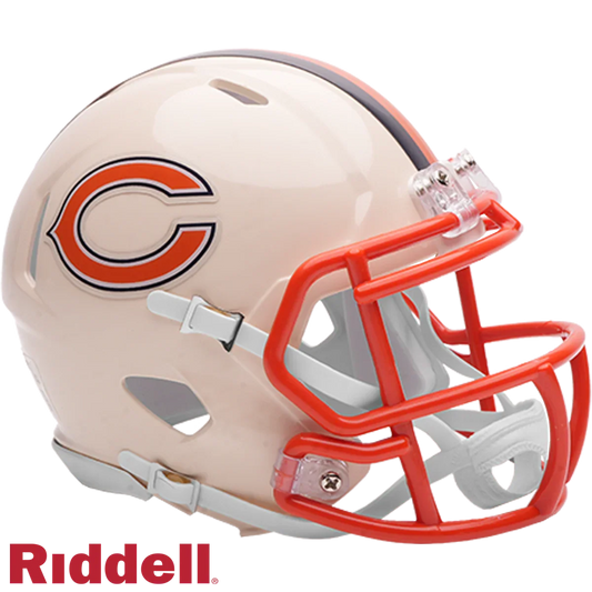 Chicago Bears Retro Speed Mini Football Helmet