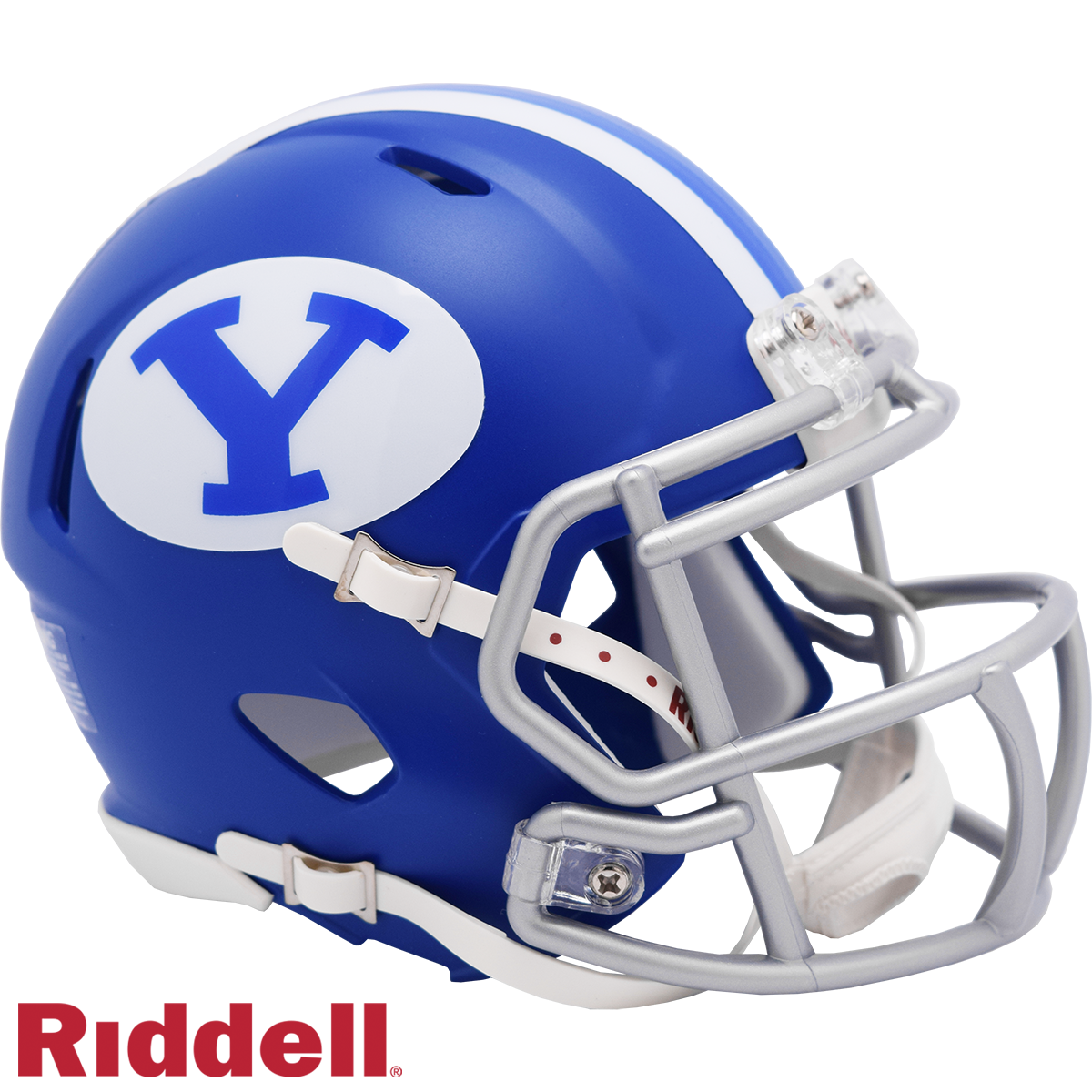 BYU Cougars 2021 Royal Satin Speed Mini Football Helmet #8057417
