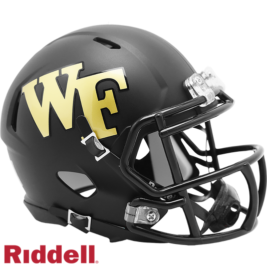 Wake Forest Demon Deacons Black Mini Football Helmet