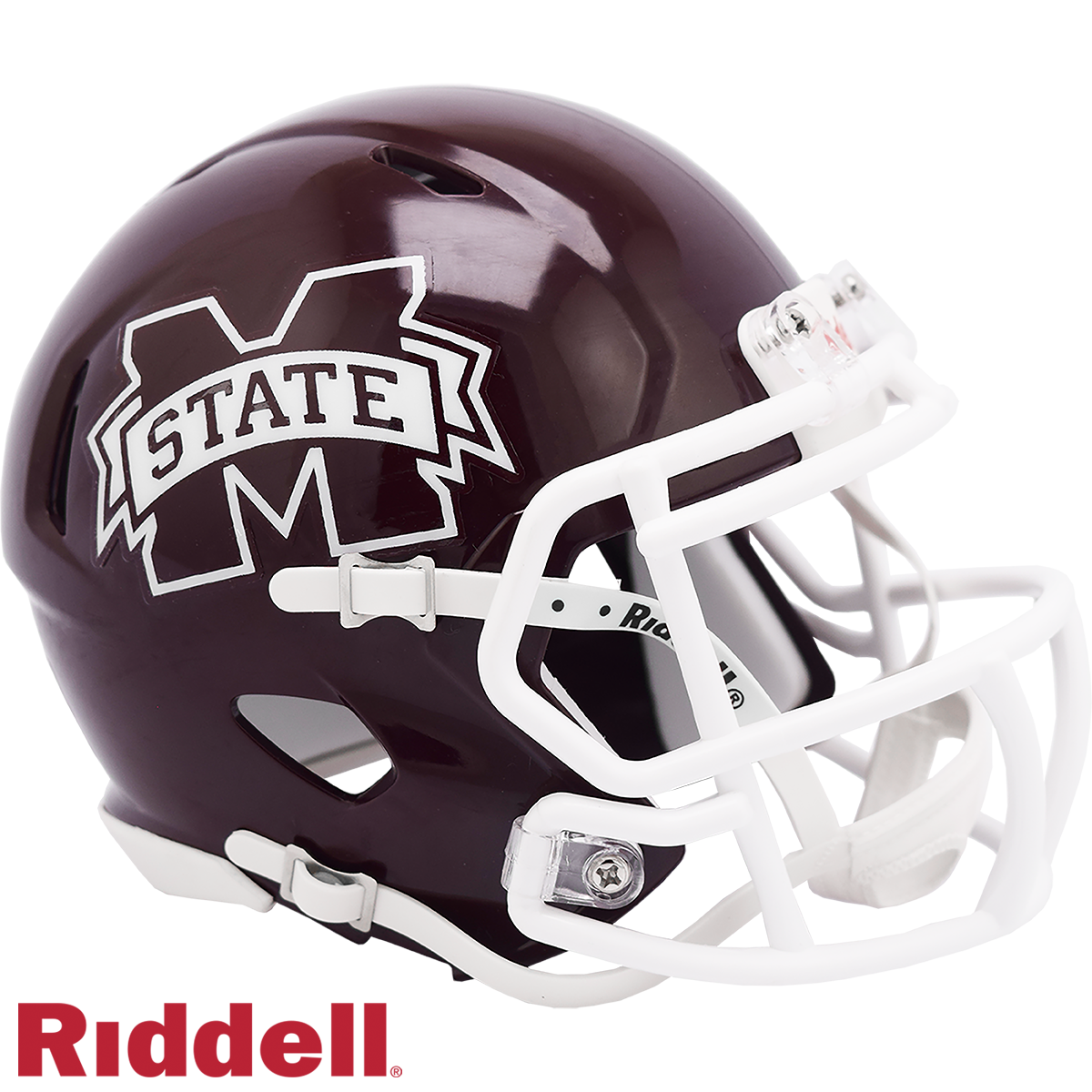 Mississippi State Bulldogs Primary Speed Mini Football Helmet