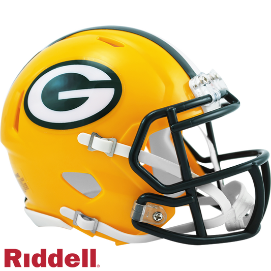 Green Bay Packers Primary Speed Mini Football Helmet